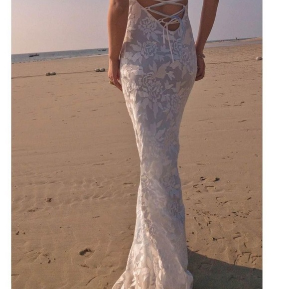 Crepe silk multi-way tie back dress - Picture 2 of 6